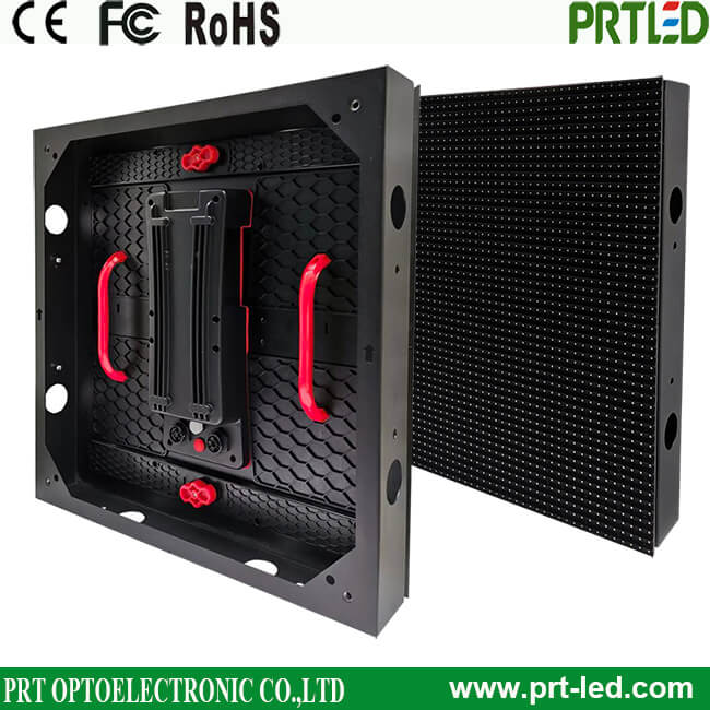 Outdoor front /rear service led display with module 500 x 500mm (P10.4,P7.8,P5.2,P3.9)