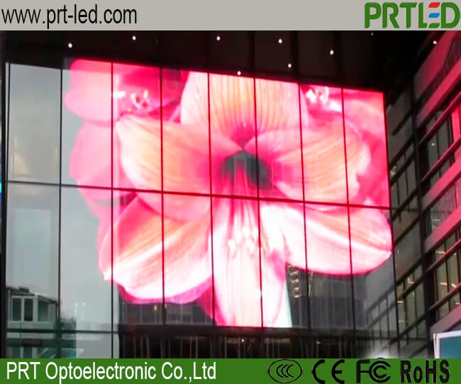  P3.91, P7.81 Full Color Glass LED display screen for event/show/stage background