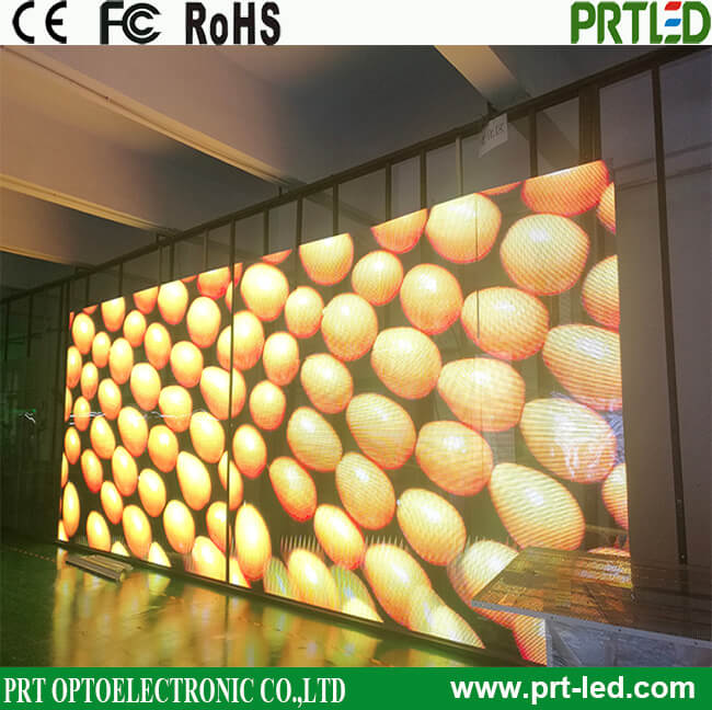  P3.91, P7.81 Full Color Glass LED display screen for event/show/stage background