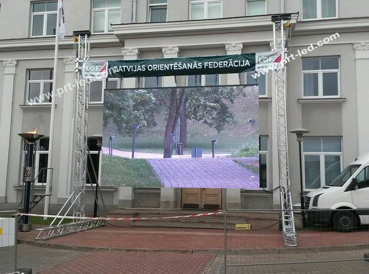6800nits High Brightness P8 LED Advertising Screen for Outdoor Rental