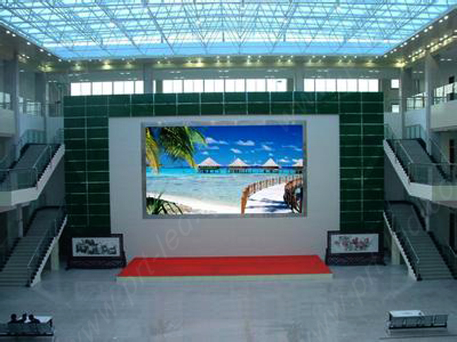 P4.8 Full Color Background LED Screen with Slim Aluminum Panel