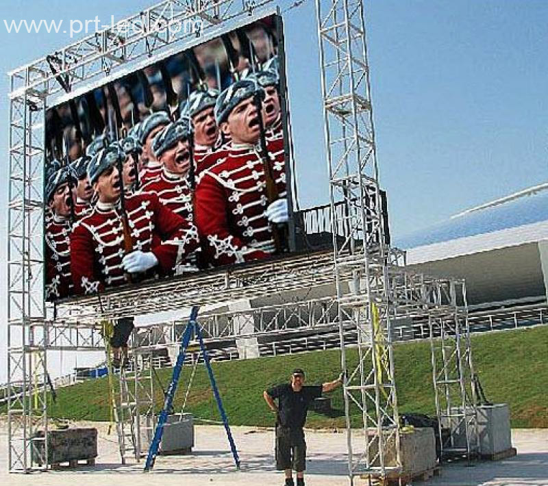 Slim 640*640mm Die-Casting P10mm LED Outdoor Panels for Outdoor Rental