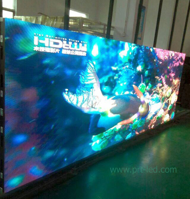 P4.8 Full Color Background LED Screen with Slim Aluminum Panel