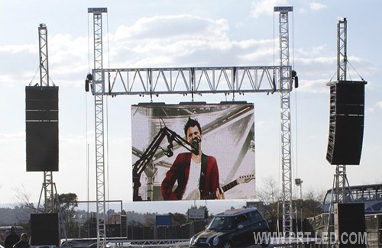 High Resolution P5 Full Color LED Advertising Screen for Outdoor Rental